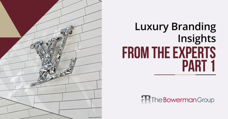 Luxury Branding Insights from the Experts Part 1 Graphic - Includes a photo of the Luis Vuitton logo