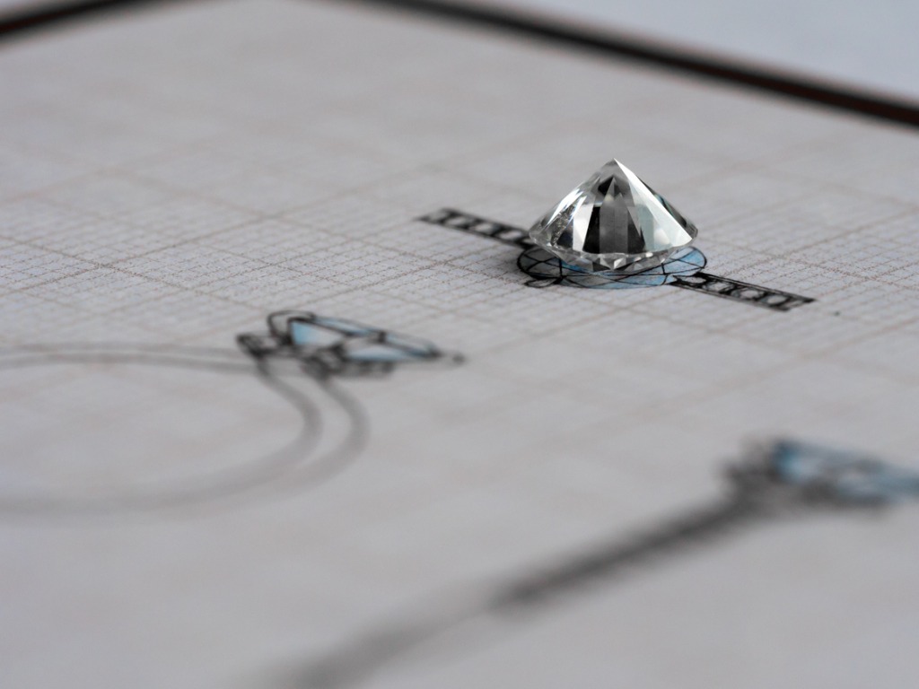 Diamond Jewelry Design Concept